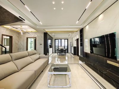 中海公园城鸣湖苑-214㎡-现代风效果图