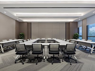 办公空间-1000㎡-现代风效果图