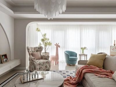 世纪金源·近湖源筑-120㎡-现代风效果图