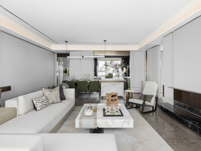 曲江华著中城-118㎡-轻奢风效果图