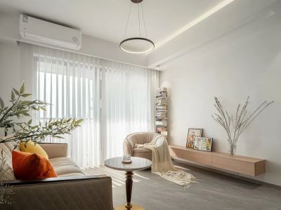 宸光和悦一期-99㎡-简约风效果图