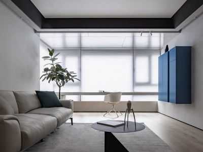 海伦国际-85㎡-简约风效果图