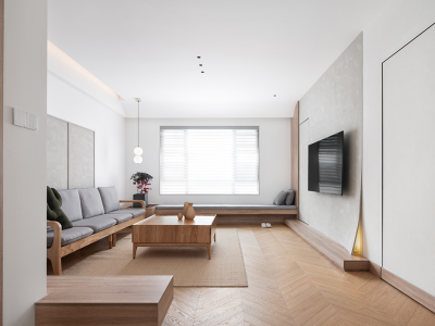 鑫耀美泉悦府-120㎡-简约风效果图