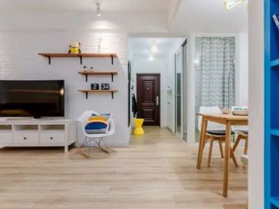 紫檀-95㎡-北欧风效果图