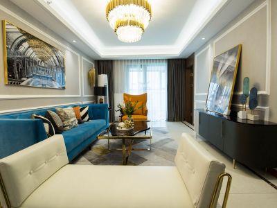 华翔望江山-115㎡-轻奢风效果图