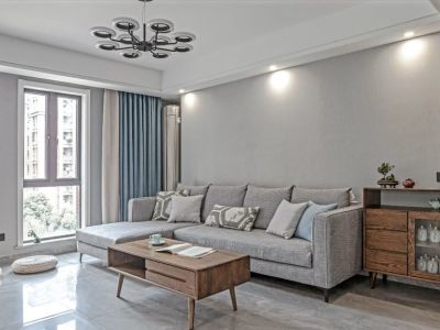 正黄金域香江-88㎡-北欧风效果图