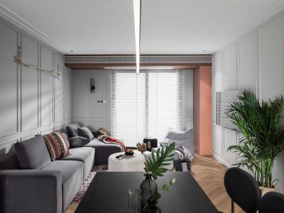 尚城雅庭-82㎡-简约风效果图