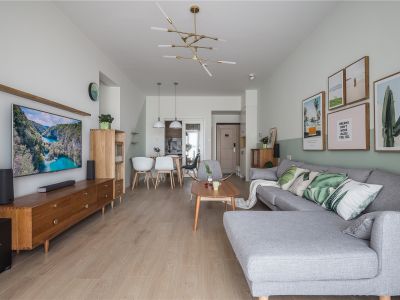 品实云湖花城-113㎡-北欧风效果图