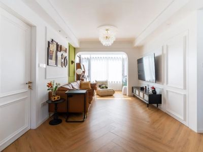 天鹅湖北苑-102㎡-法式风效果图