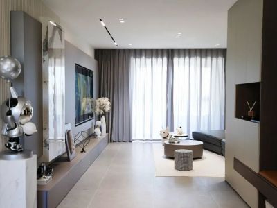 誉峰遇见-120㎡-现代风效果图