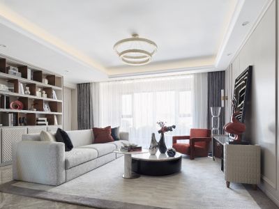 合景朗云花园-119㎡-轻奢风效果图