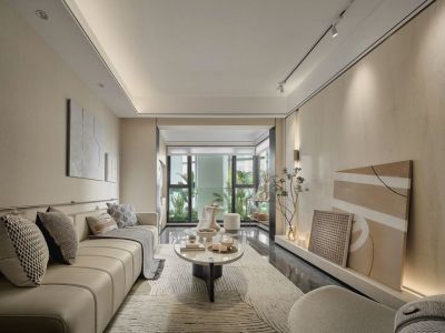 碧水雅苑-85㎡-轻奢风效果图