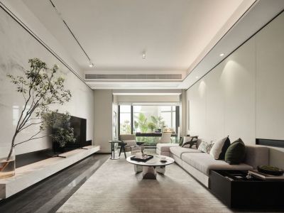 海亮幸福里-126㎡-轻奢风效果图