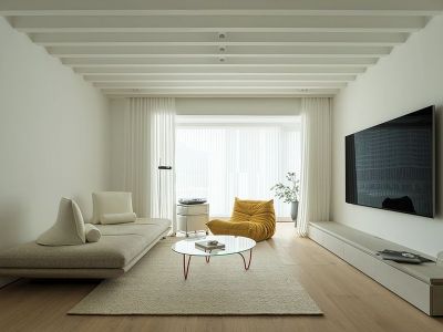 恒大绿洲-85㎡-简约风效果图