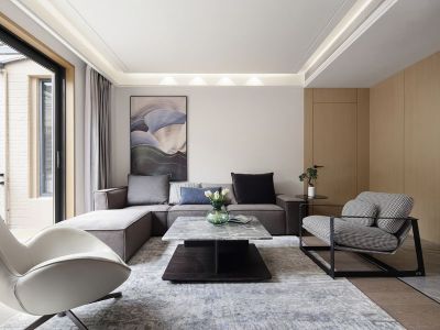 碧水雅苑-105㎡-现代风效果图