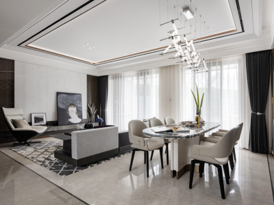 中海学府里-122㎡-现代风效果图