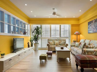 祈福名望天下-121㎡-田园风效果图