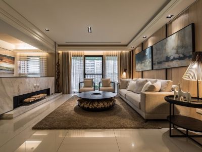 阳光城悦然府-124㎡-现代风效果图