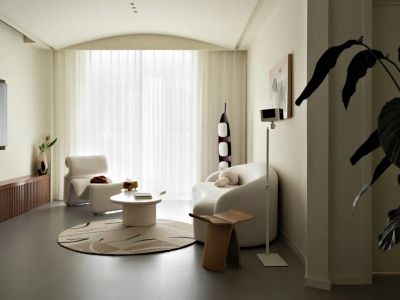 路劲太阳城皓阳园-122㎡-极简风效果图