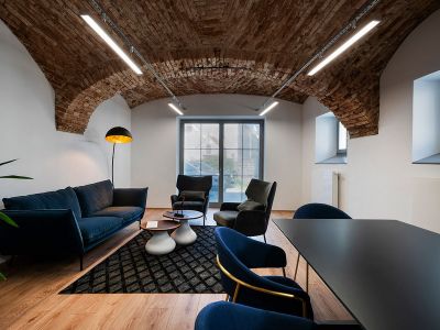 简约风办公室-180㎡-简约风效果图