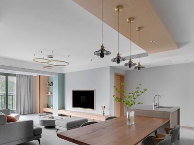 华润置地惠州润溪花园-115㎡-北欧风效果图