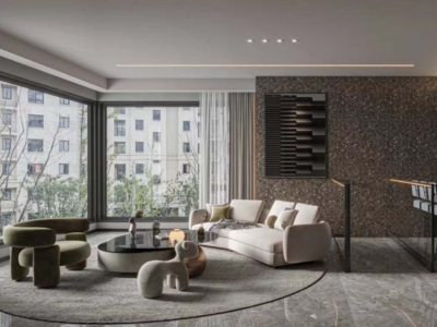 熙红印-137㎡-现代风效果图