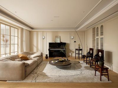 印象平江花园-135㎡-欧式风效果图