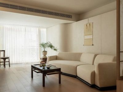 保利天汇-105㎡-简约风效果图