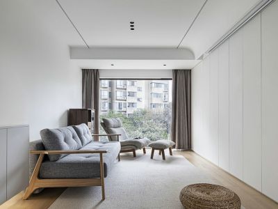 万景荔知湾78平北欧风格二居室装修案例