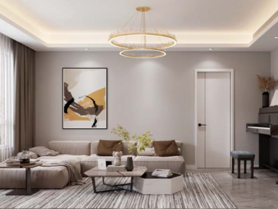 金府大院-150㎡-现代风效果图