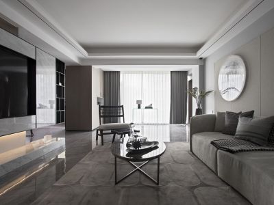 山语清晖-124㎡-简约风效果图