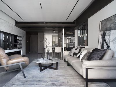 合正荣悦-124㎡-现代风效果图