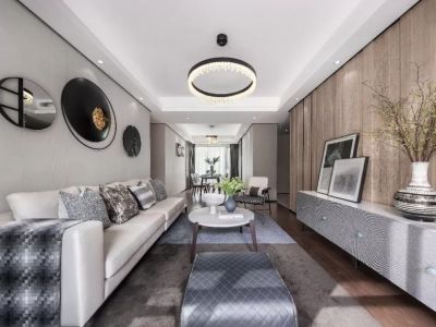 鲁能公馆-121㎡-现代风效果图