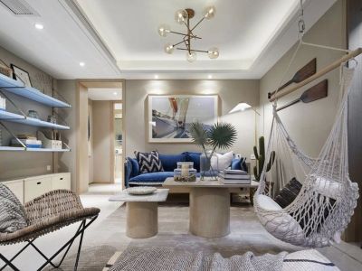 万科·玉玲珑-105㎡-现代风效果图