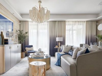 保利·天汇-122㎡-现代风效果图