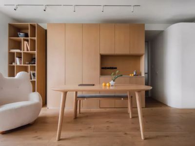 保利和光山语简约风格100平米装修案例