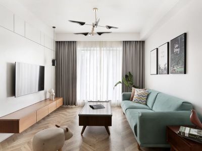 东方海怡花园-88㎡-简约风效果图