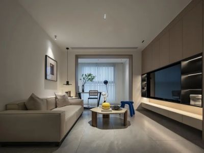 中节能三期-86㎡-现代风效果图