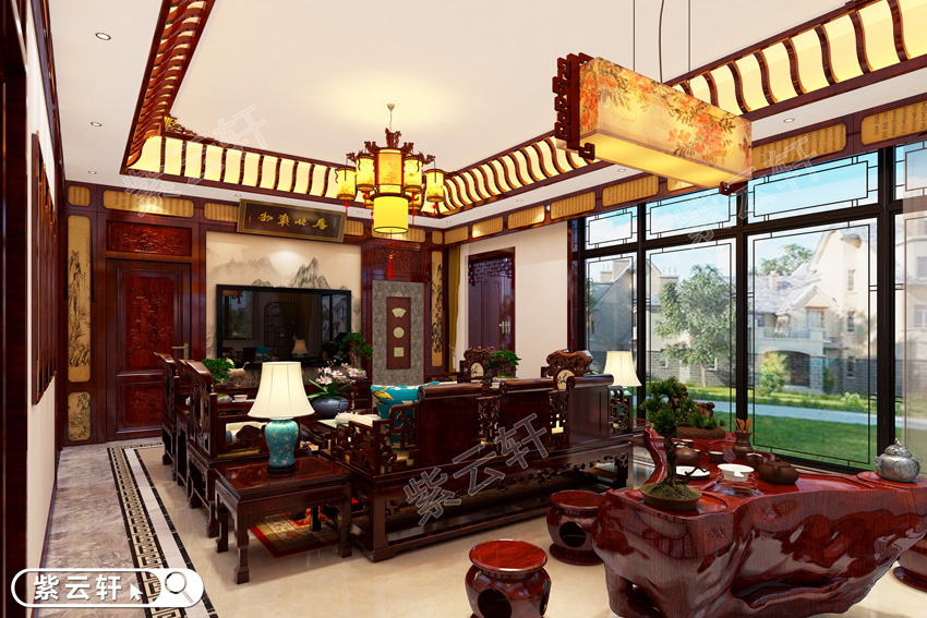 客厅中式装修设计图
