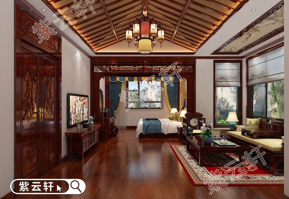 起居室中式装修设计图