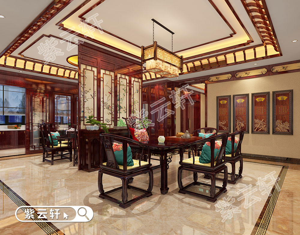 中式别墅装修设计茶室