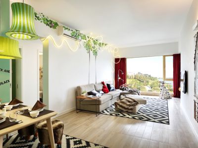 龙光普罗旺斯115平北欧风格三居室装修案例