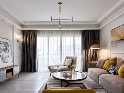 新世界麓院-139㎡-现代风效果图