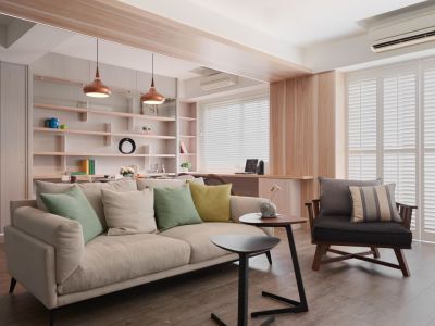 丰县德惠尚书房现代风格122平米装修案例