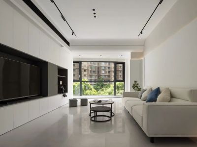 富力丽思国际公馆174平米现代简约四居装修案例