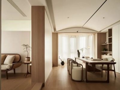 凯德风尚129平米极简三居装修案例