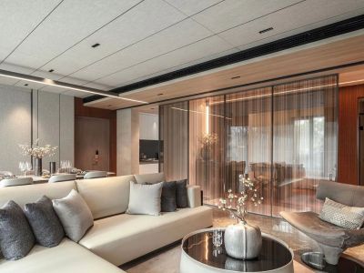 中铁阅山湖云著153平米轻奢风格四室两厅装修案例